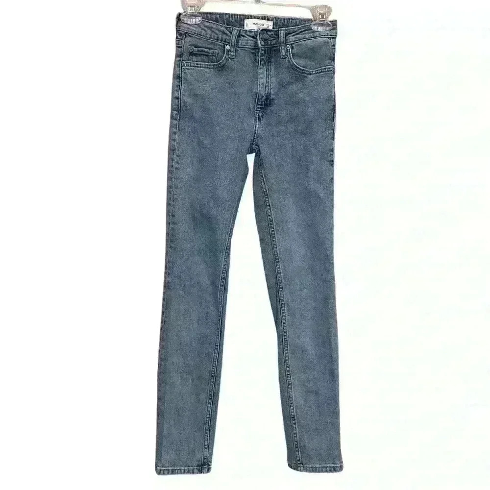 Mango Denim MNG Anna Light Wash Medium Rise Skinny Jean Women’s Size 1